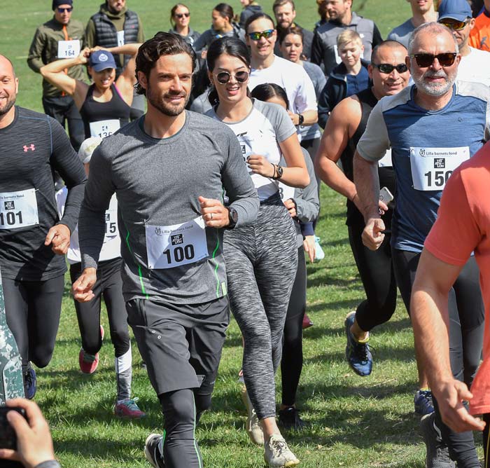 prins carl philip sprang för livet och barnen 1 Prins Carl Philip sprang för livet och barnen