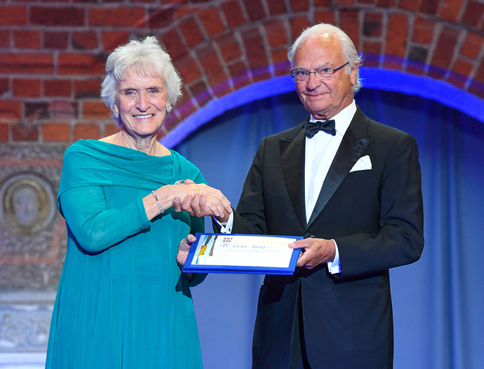 Silvias blomstersuccé på Stockholm Water Prize