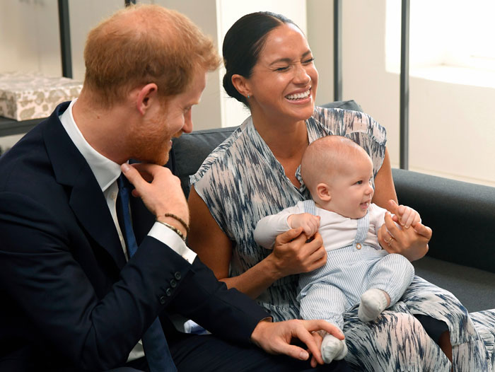 Supergulliga bilderna på baby Archie i Sydafrika