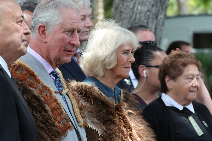 Prins Charles och Camilla gnuggade näsor i Nya Zeeland