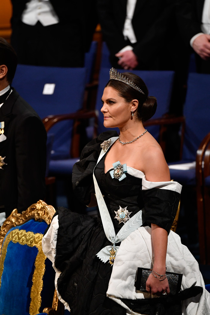 Victorias vågade klänning på Nobelfesten