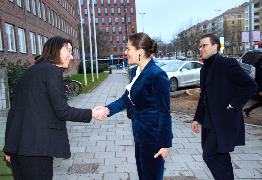 Victoria och Daniel gav kraft och mod på viktigt möte