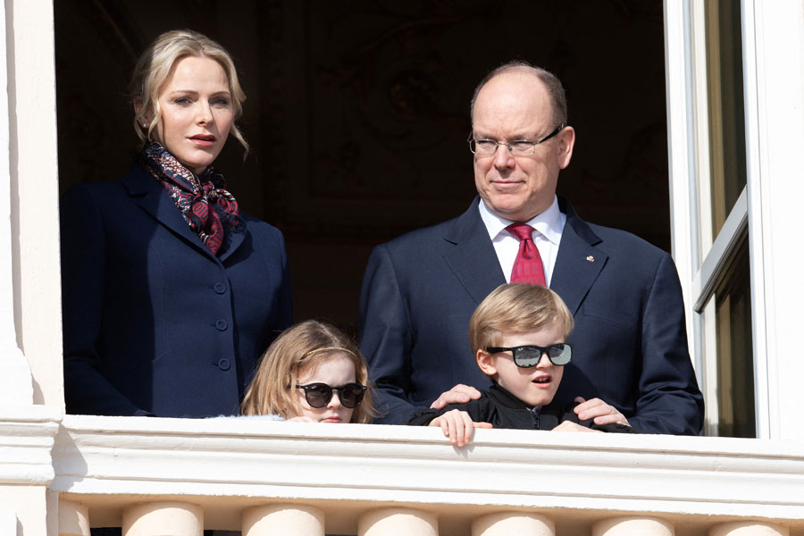 Prins Albert tog med okända dottern på gala