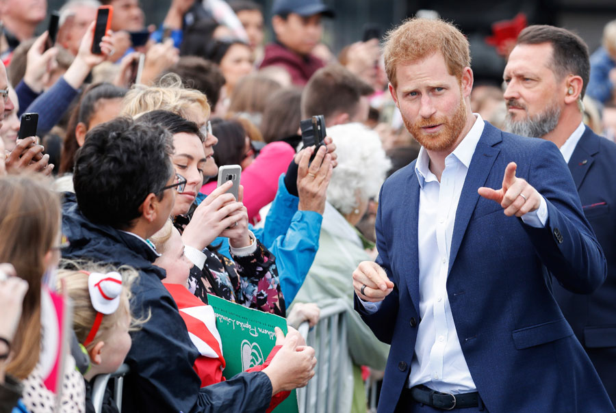 Prins Harrys chocknota för Meghans säkerhet