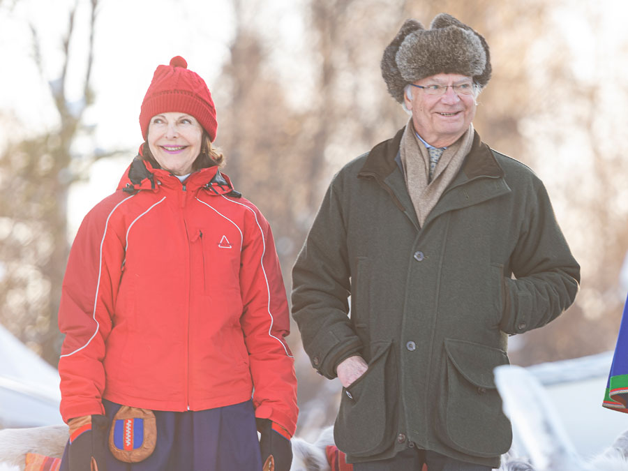 Kungaparets härliga sportlov i fjällen – myste med familjen