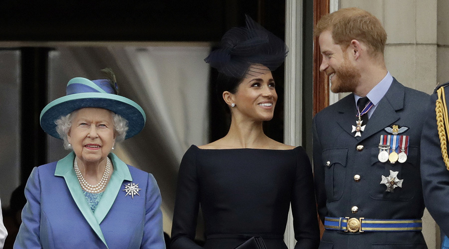 Drottningens överraskande återförening med Meghan