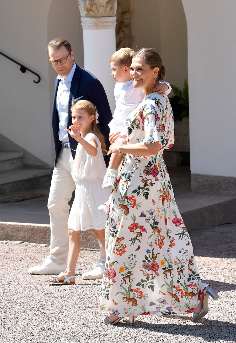 Victoria och Daniels härliga midsommar med familjen