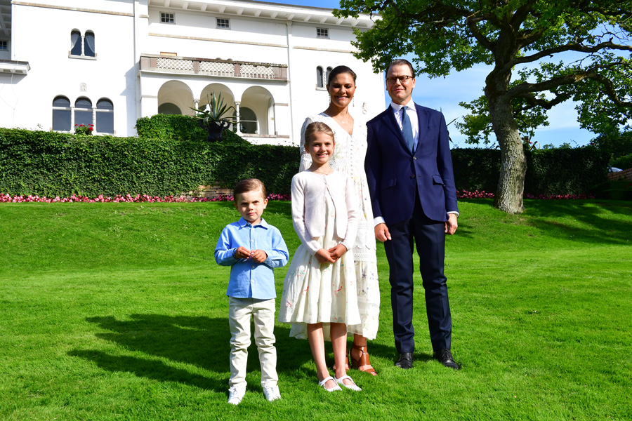 Victorias härliga födelsedag med familjen på Solliden