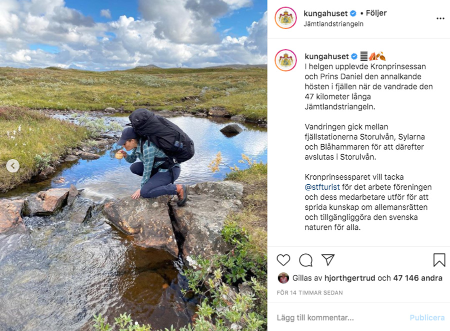 Victoria och Daniels tuffa vandring i fjällen