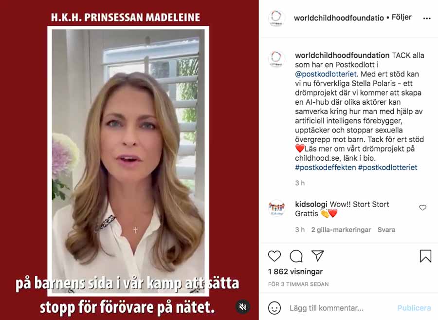 Prinsessan Madeleines nya drömjobb