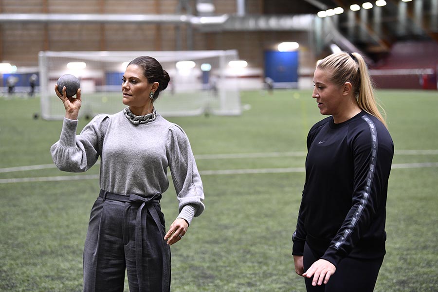 Victoria och Daniels sportsuccé lockade till skratt