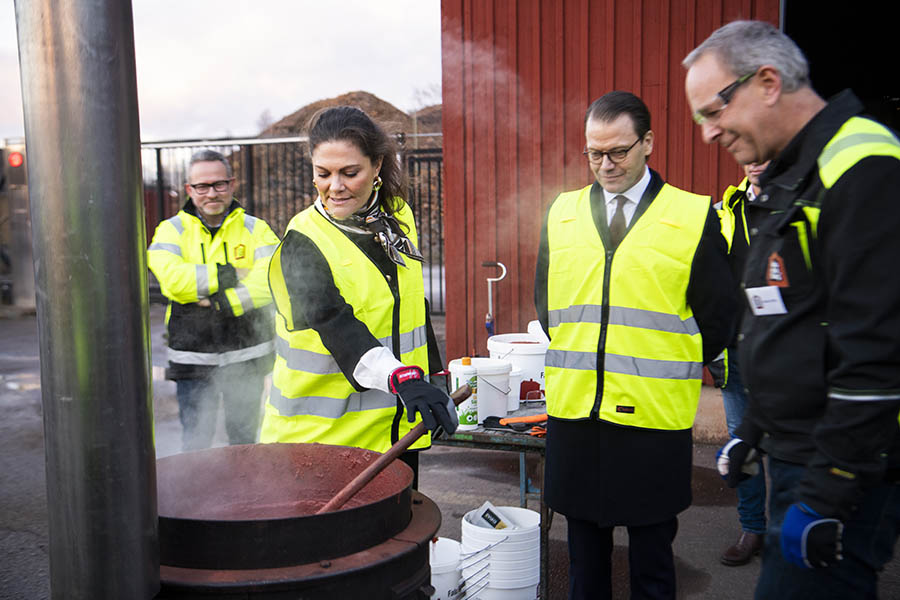 Victoria och Daniels härliga succébesök i Dalarna