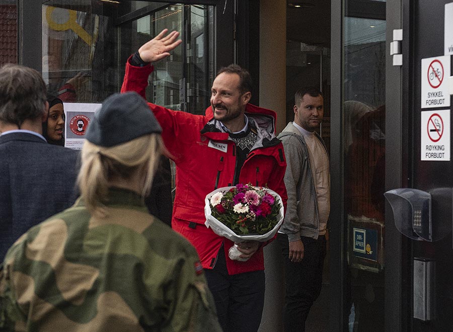 Kronprins Haakons hisnande äventyr i norska Bergen