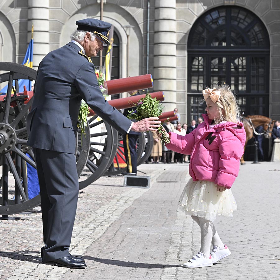 Så festligt firades kungen på födelsedagen