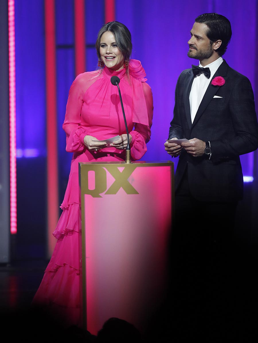 Här stjäl Sofia och Carl Philip showen på Qx-galan