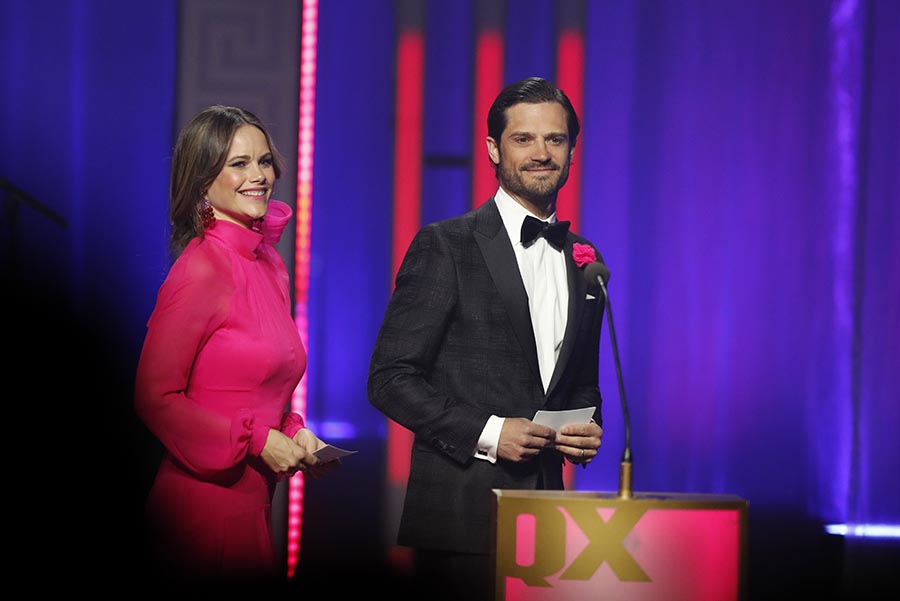 Här stjäl Sofia och Carl Philip showen på Qx-galan