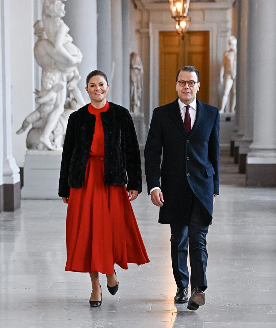 Victoria och Daniels härliga glädjebesked på Haga slott