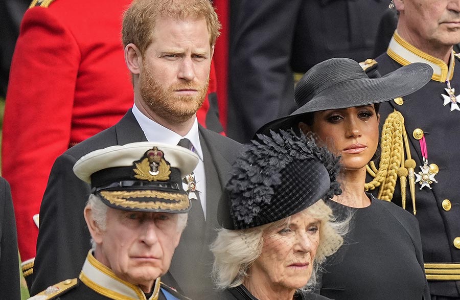 Prins Harrys rädsla för Meghan – blir nervös i hustruns sällskap