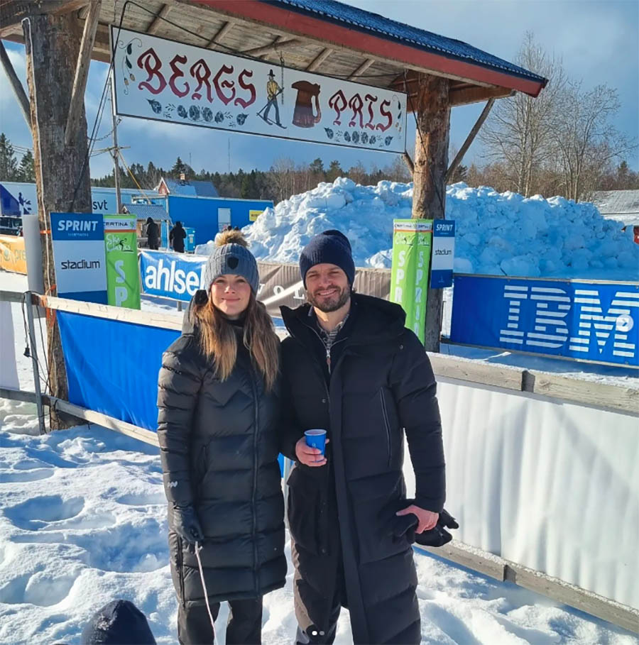 Prins Carl Philips och Sofias härliga vinteröverraskning