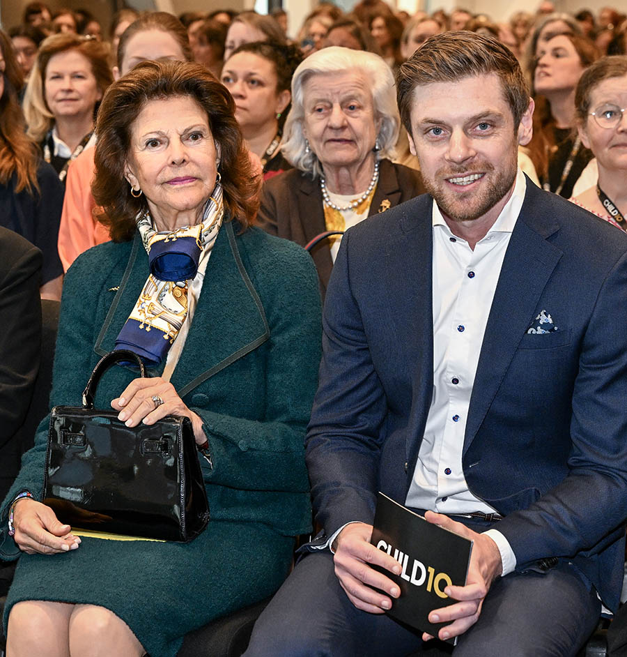 Drottning Silvias eleganta vårstil på konferensen