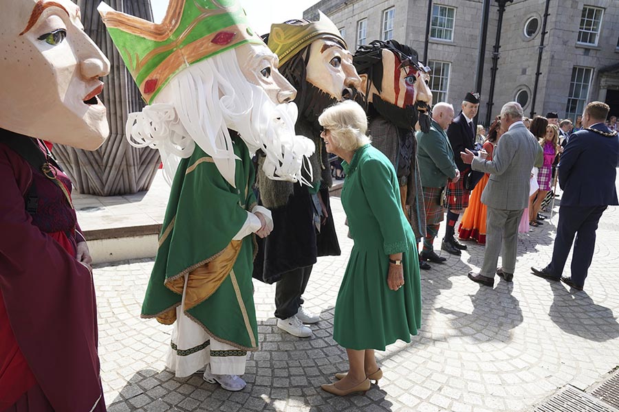 Kung Charles och Camillas historiska besök på Nordirland