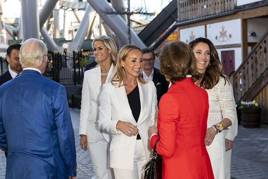 Victoria och kungaparets tjusiga fest på Gröna Lund