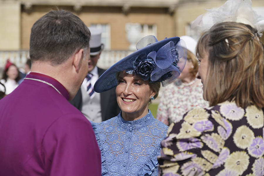 Prins William och Kates trevliga gardenparty på slottet