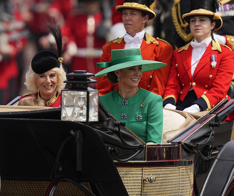 Drottning Camilla och Kates gemensamma succé i London