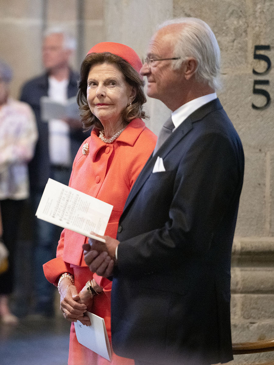 kungen och silvia strålade glatt på domkyrkans jubileum 1 Kungen och Silvia strålade glatt på domkyrkans jubileum
