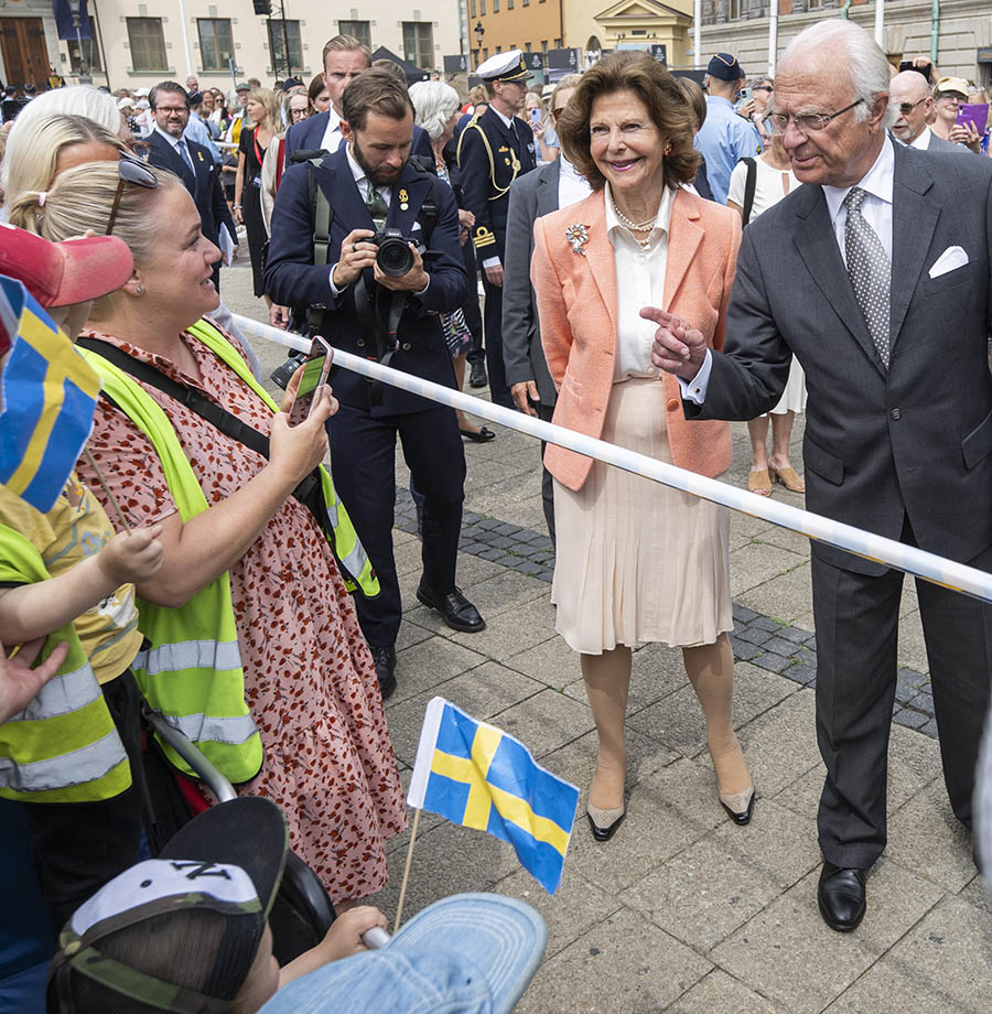 kungaparets lyckade firande med skåningarna i malmö 4 Kungaparets lyckade firande med skåningarna i Malmö