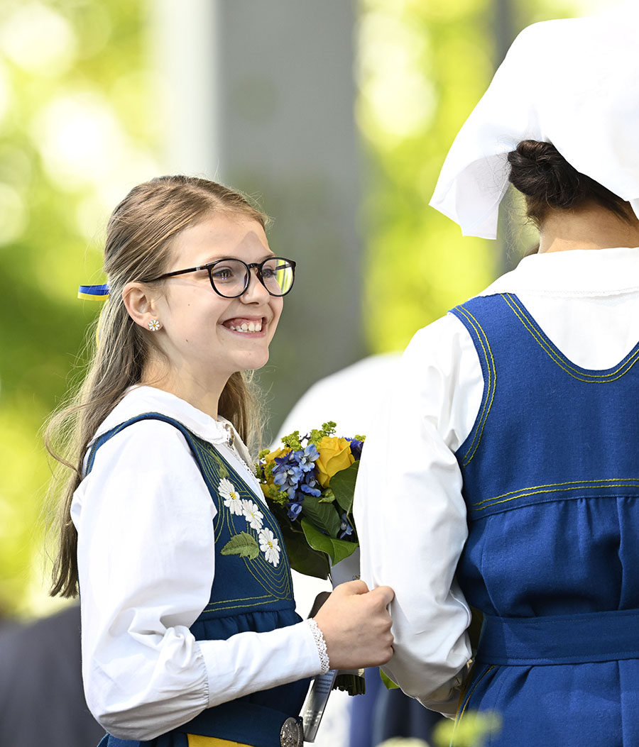 Här stjäl prinsessan Estelle showen på Skansen