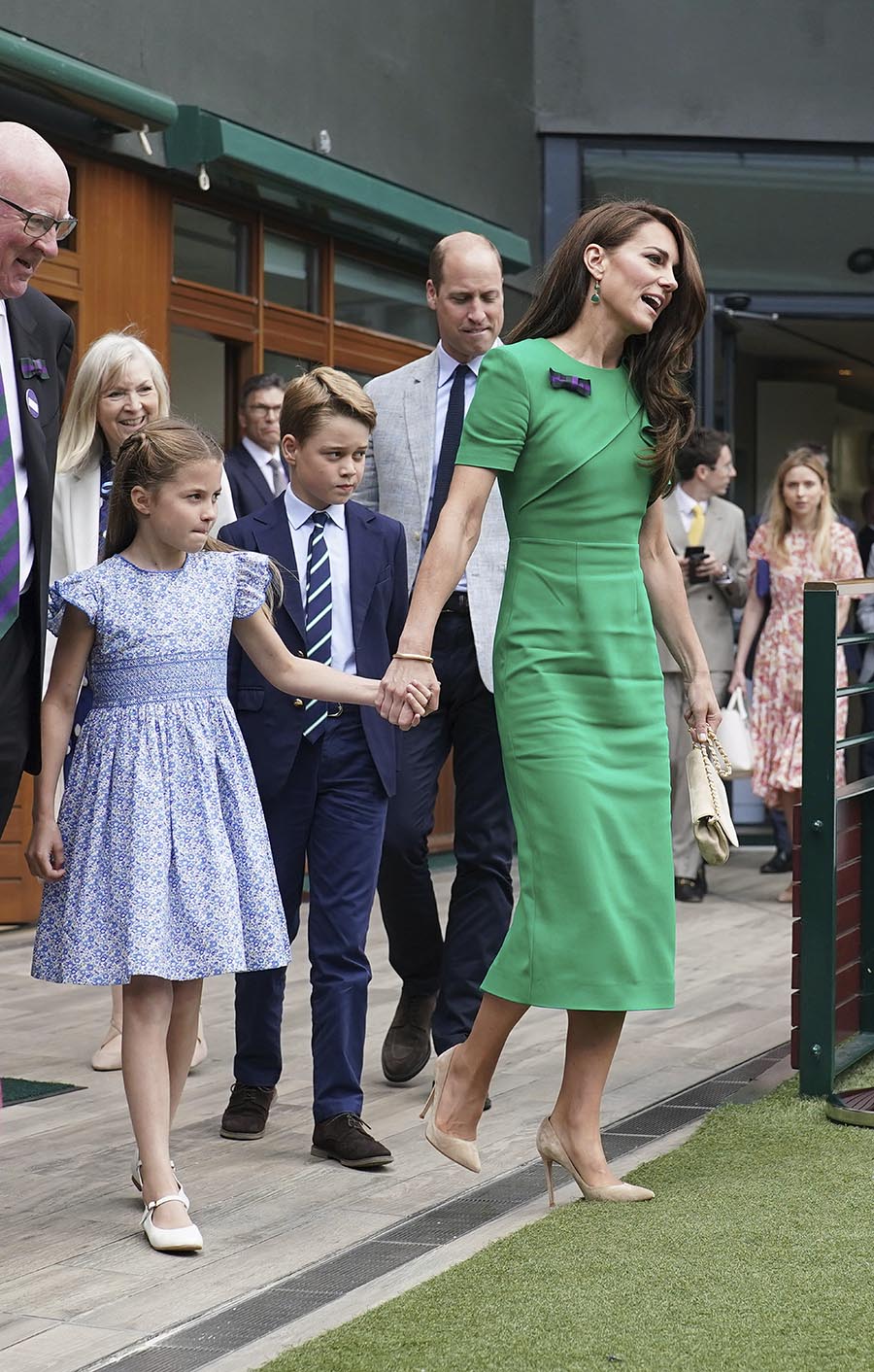 Prins Williams dag med familjen och James Bond på Wimbledon