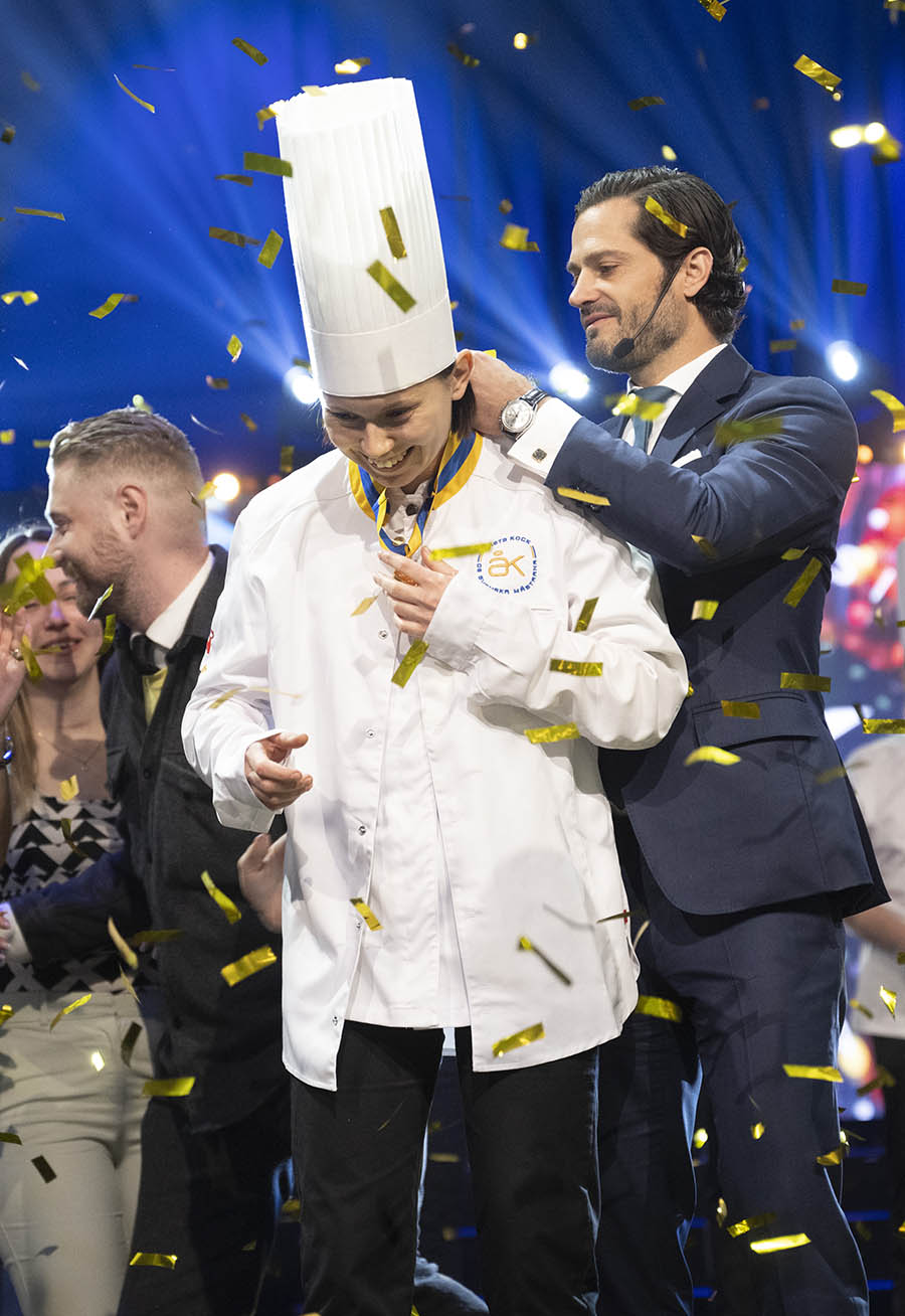 Prins Carl Philip utsåg Årets kock under tv-sända galan