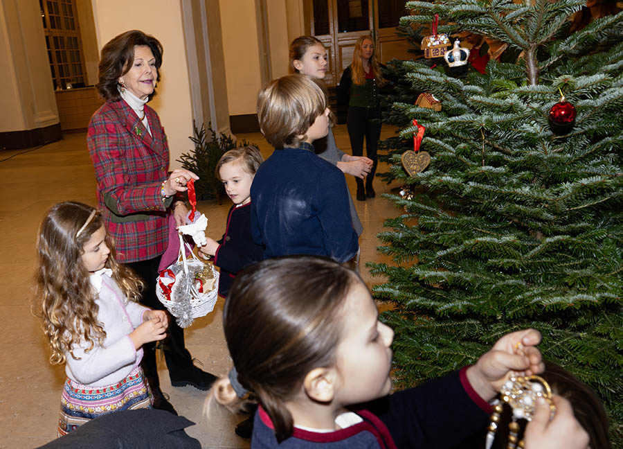 Drottning Silvias härliga julfirande med alla barnbarnen