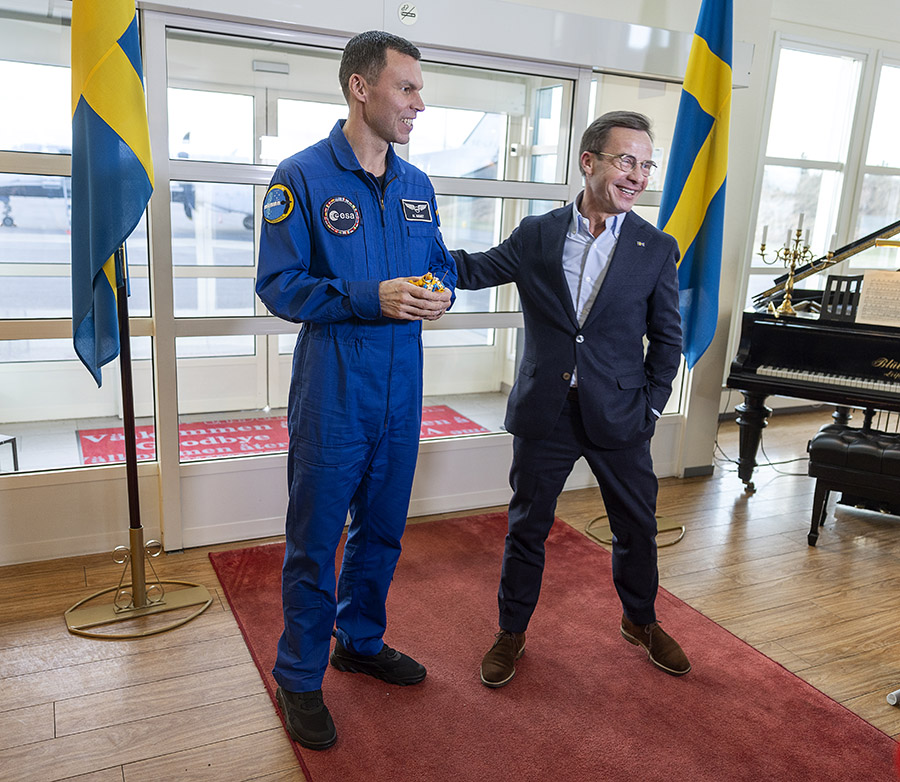 kungens stjärnspäckade möte med svenske astronauten 6 Kungens stjärnspäckade möte med svenske astronauten