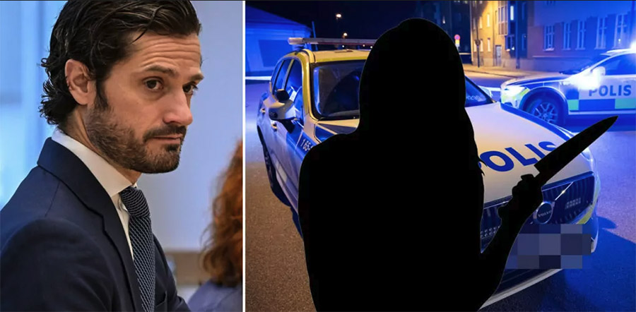 Prins Carl Philips väninna åtalas för mordförsök på exmaken