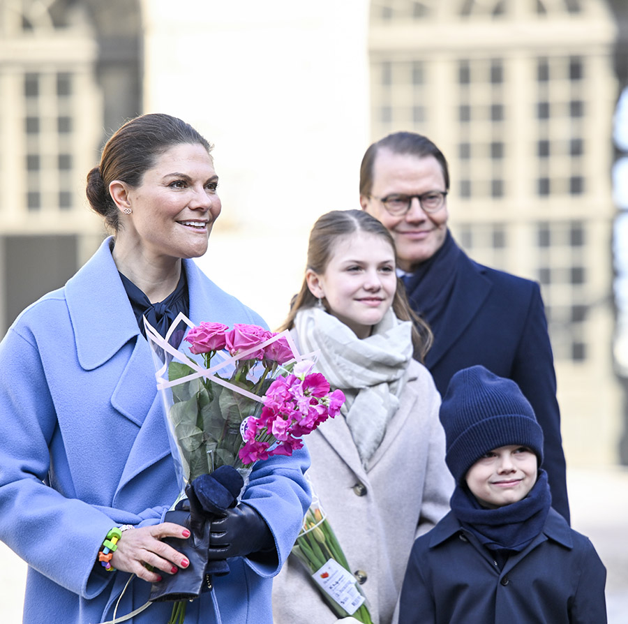 Estelles charmiga glädjekupp under Victorias fina namnsdag