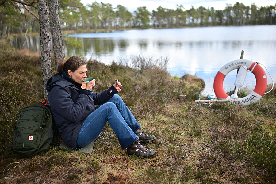 Kronprinsessan Victorias vådliga vingel i Värnamo