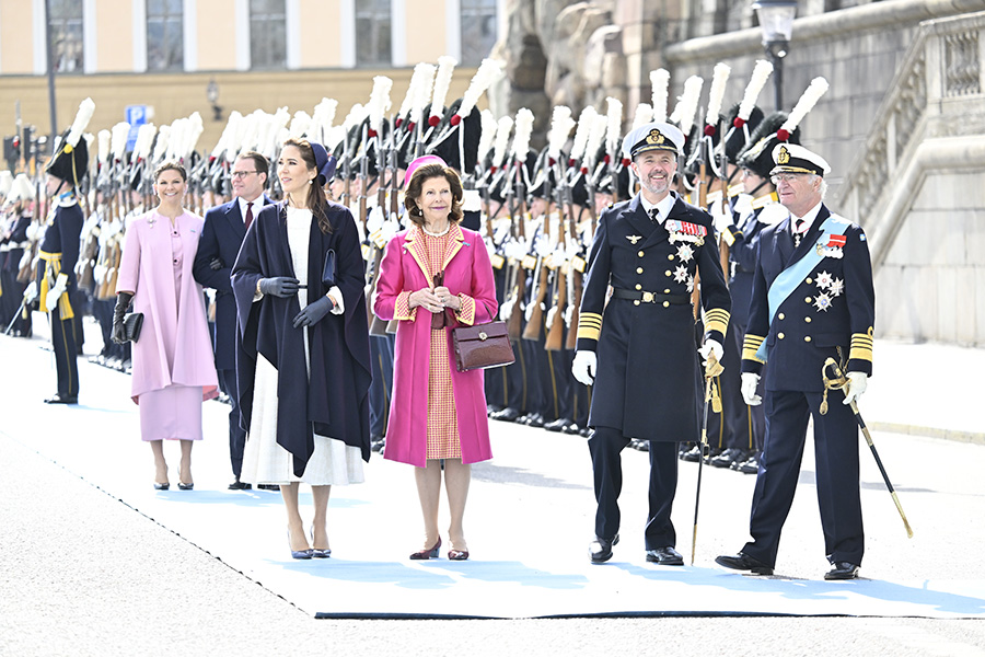 Bild-Extra: Här välkomnas kung Frederik och Mary till Sverige