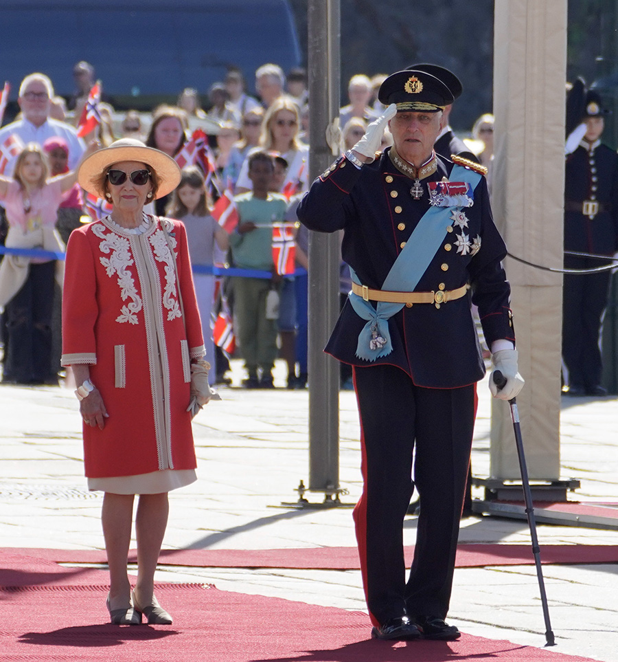 Bild-Extra: Här hyllas kung Frederik och Mary i Norge