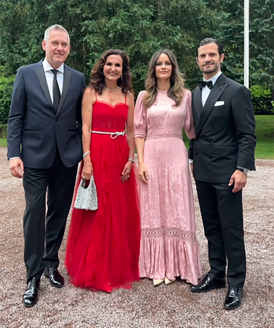 Sofia på lyxig fest med prins Carl Philip – nya bilden visar allt