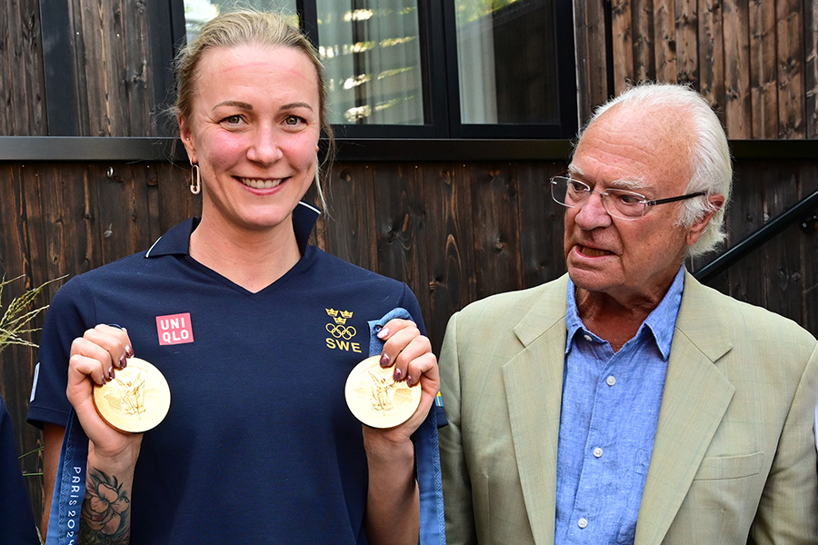 kungens jättehyllning till sarah sjöström: "en drottning!" 4 Kungens jättehyllning till Sarah Sjöström: "En drottning!"