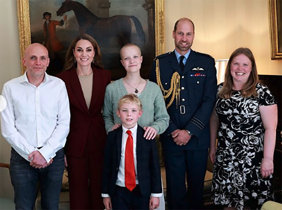 prinsessan kates gripande möte med cancersjuka flickan 2 Prinsessan Kates gripande möte med cancersjuka flickan