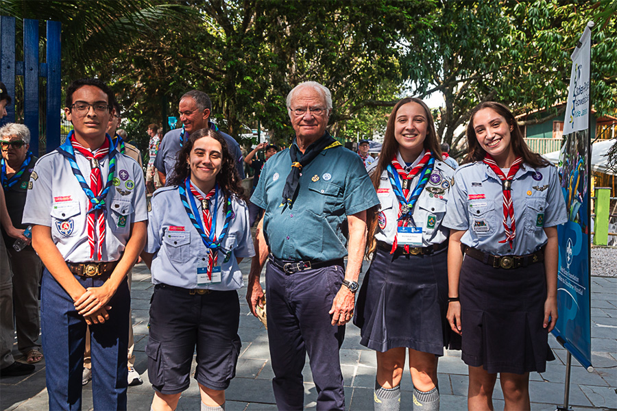bild-extra: kungens skoj med scouterna på resan i brasilien 1 Bild-Extra: Kungens skoj med scouterna på resan i Brasilien